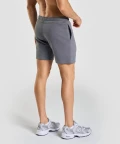 grey shorts with pockets