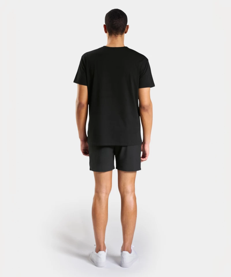 men's black cotton t-shirt