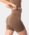 brown push up shorts