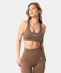 brown seamless bra