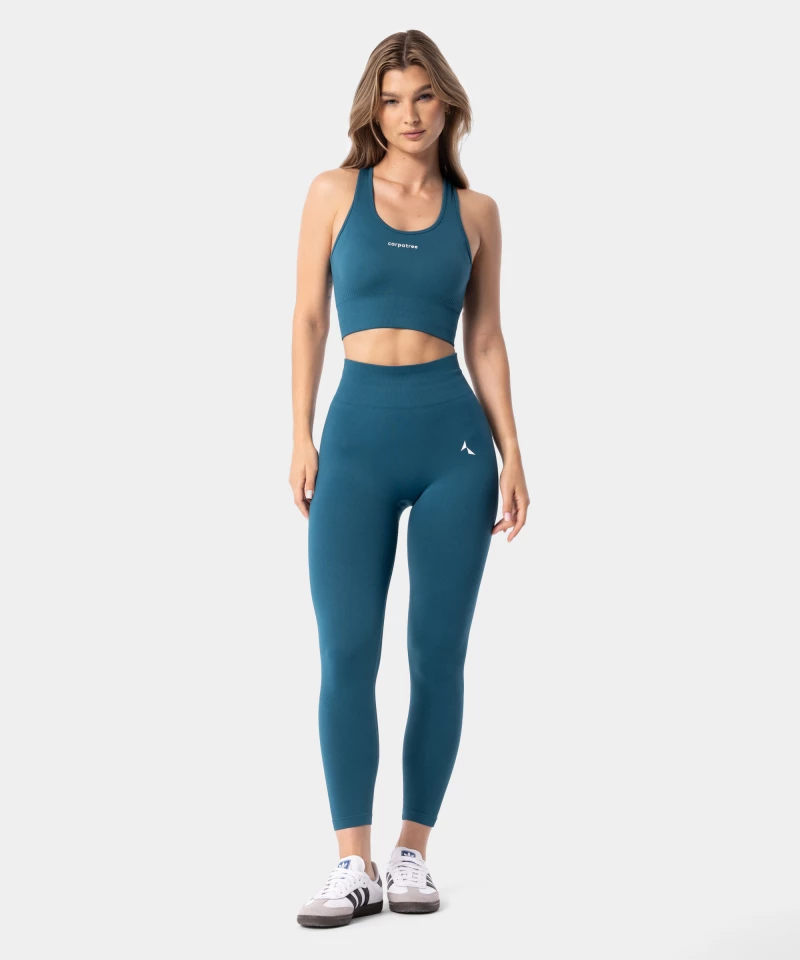 leggings blaze deep ocean blue