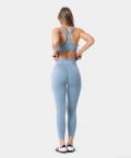 seamless sports leggings Blaze light blue