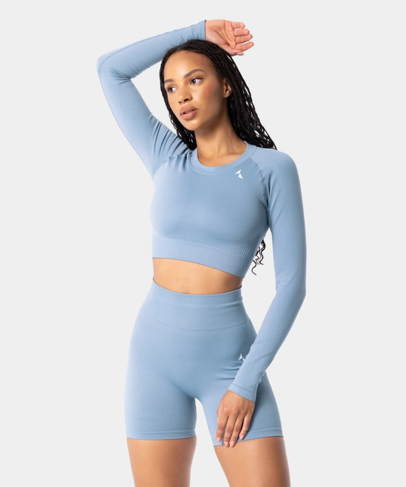 blue seamless longsleeve Blaze