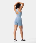 comfortable gym top blue