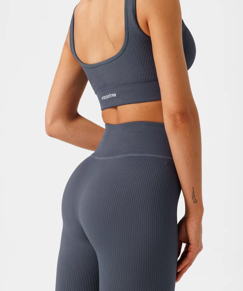 Seamless High Waist Rib Leggings