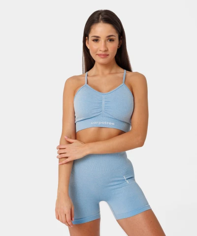 blue seamless bra Allure