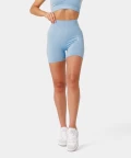 blue seamless gym shorts