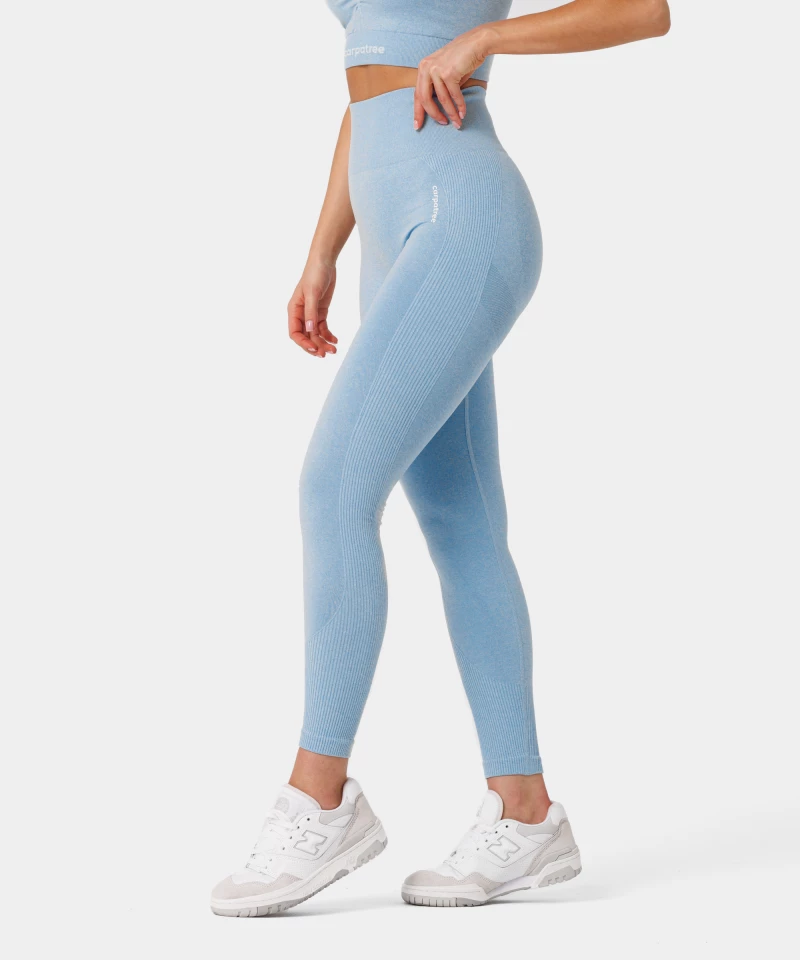 niebieskie sportowe legginsy Allure