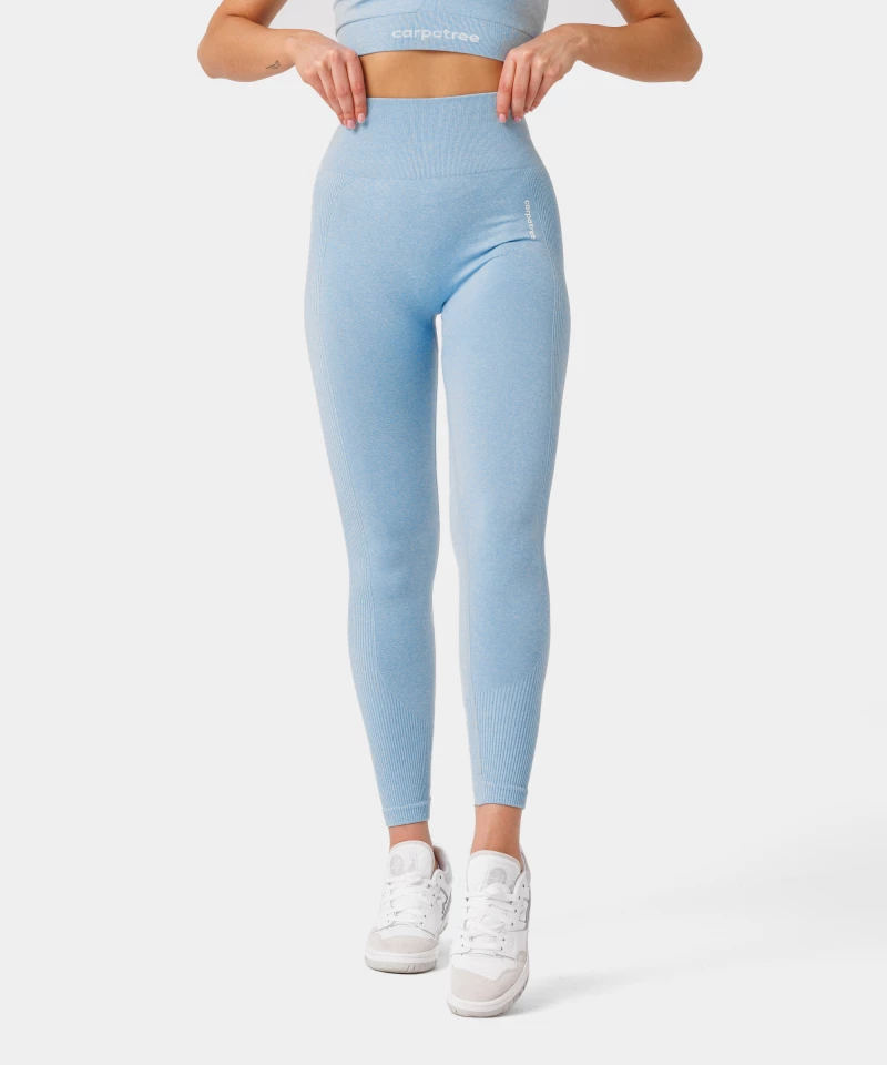 Allure Baby Blue Seamless Leggings