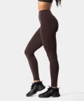 Klasyczne legginsy z wysokim stanem Horizon Coffee Brown