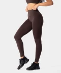 Brown High Waist Sports Leggings