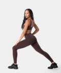 comfortable sports leggings Horizon brown