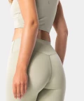 light green leggings with wide belt