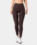 High waist leggings Dazzle brown