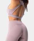 Minimalist Sports Bra with Cutout Back Dazzle