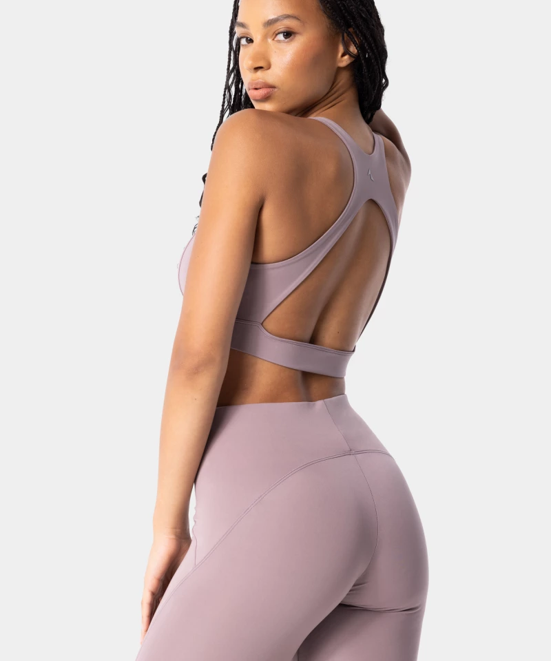 Dazzle Cut-Out Back Sports Bra