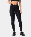 Black Mystic Cross Waist Leggings