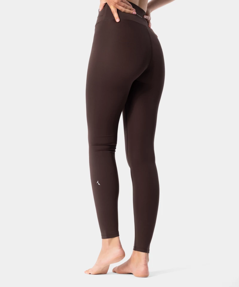 Brown Mystic Cross Waist Leggings