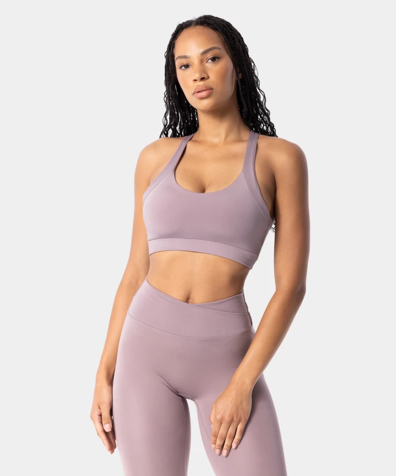 Lavender Minimalist Gym Bra