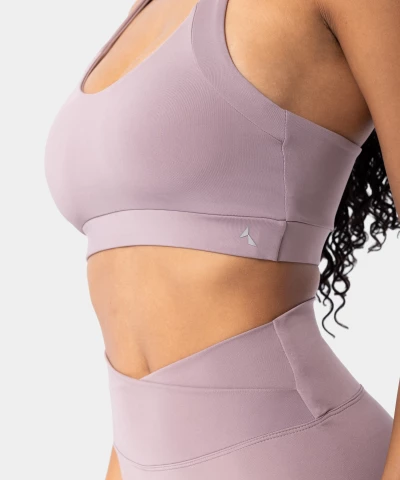 Sports Bra Mystic Lavender Grey