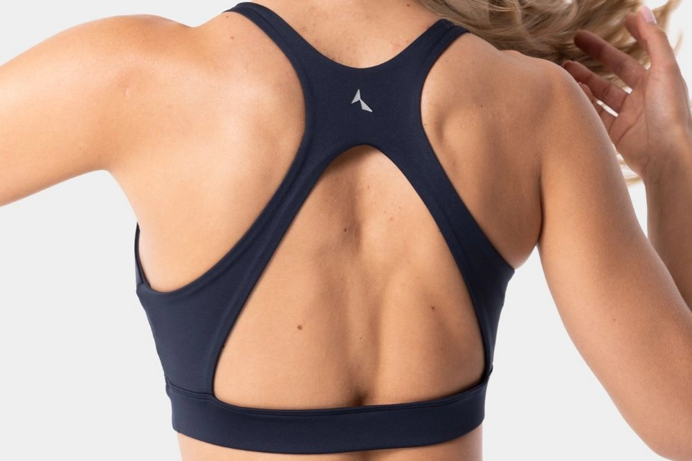 sports bra with cut-out back