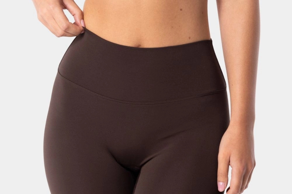 brown sports leggings