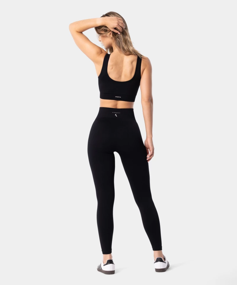 classic black seamless leggings