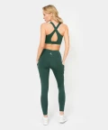 green Libra running leggings