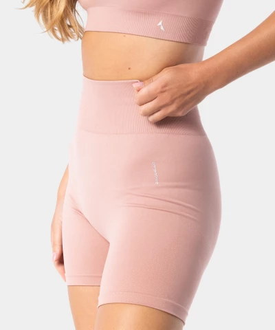 pink seamless women's shorts