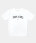 Running boyfriend t-shirt, White