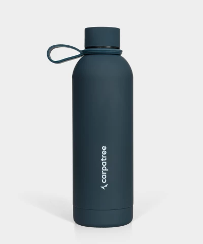 navy blue thermal bottle