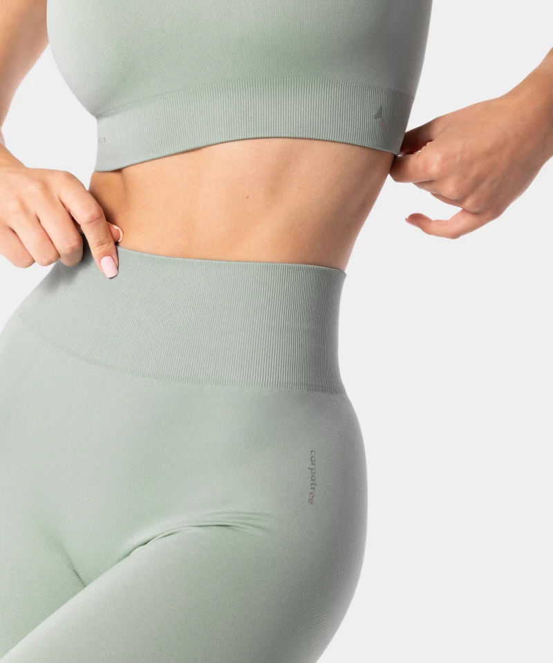 seamless body-shaping gym leggings