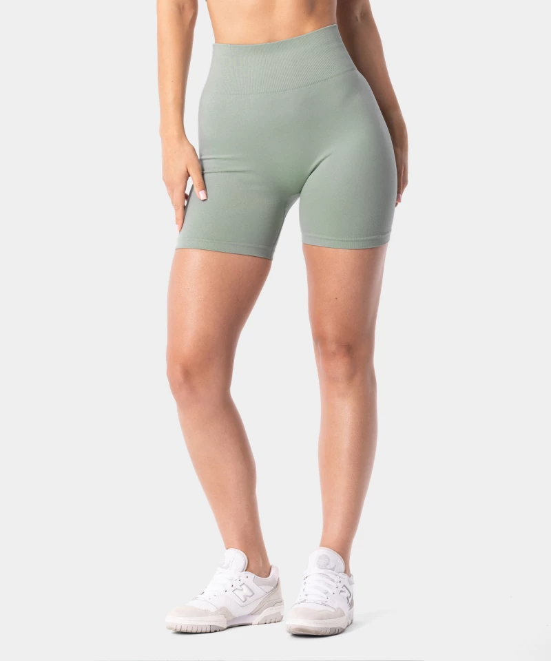 seamless high waist sports shorts