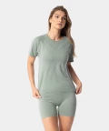 comfortable gym t-shirt green