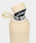 beige stainless steel thermal bottle