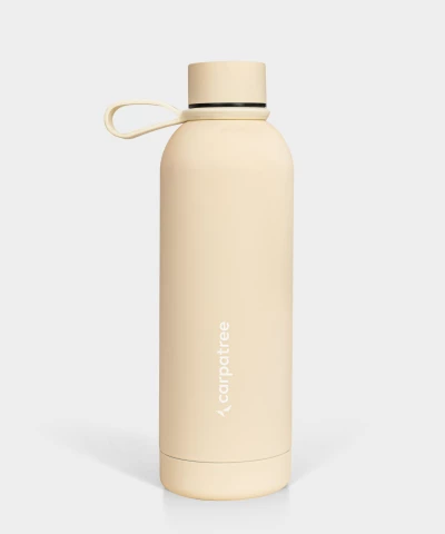 beige thermal bottle