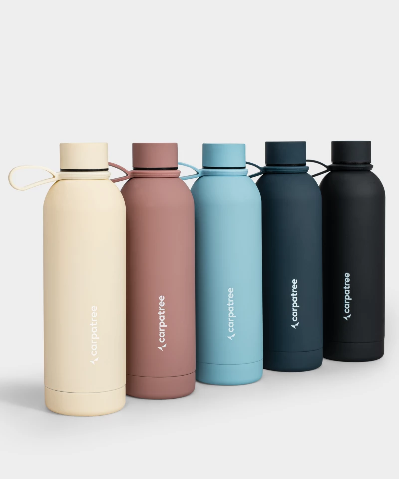 colorful thermal bottles