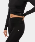 black fitted training top