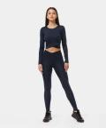 Minimalist Navy Crossover Sports Set