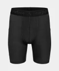 black compression training shorts for men