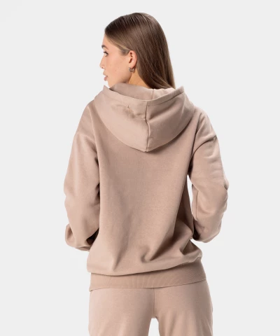 beige oversized sweatshirt Essentials