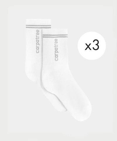 white women's socks 3 pack