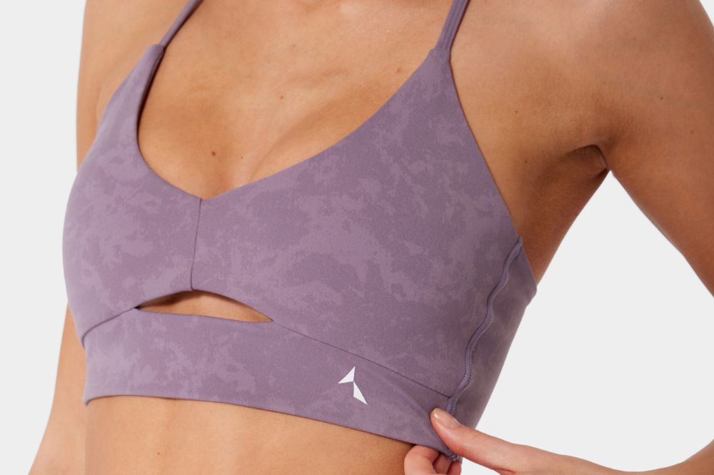 Serenity cut-out sports bra