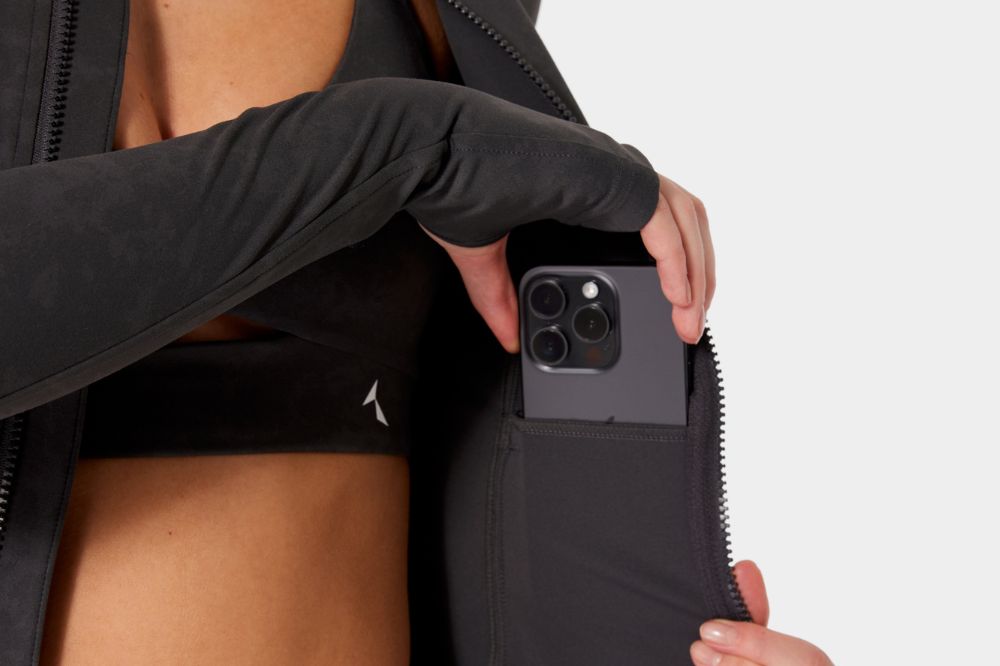 women's Serenity zip-up top