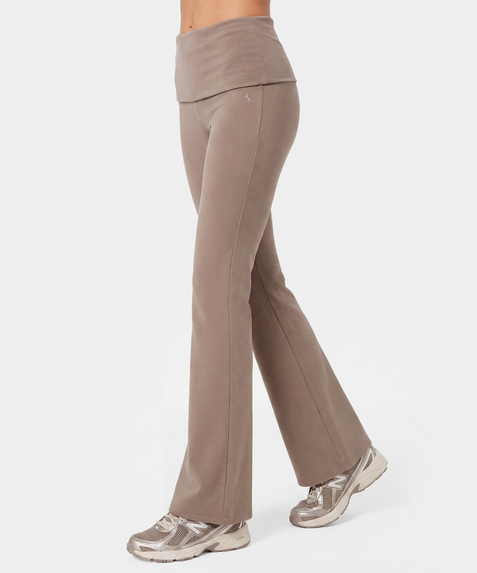 Cotton foldover flared pants – Carpatree