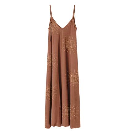 Womens Long Dress Gentle Gold