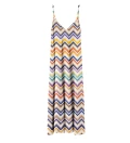 Womens Long Dress Multicolor Fiesta