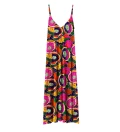 Womens Long Dress Colorful fruits