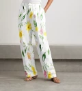 Watercolor Spring Long Loose Pants