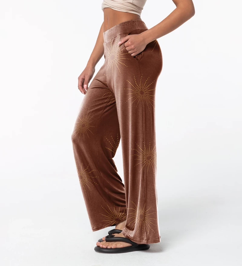 Gentle Gold Long Loose Pants